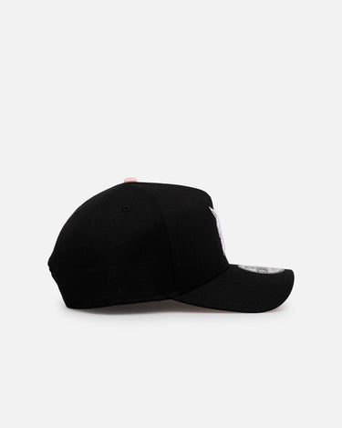 New Era Detroit Tigers 'Pink Satin Hearts 2.0' 9FORTY A-Frame Snapback Black/Pink