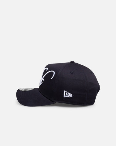 New Era New York Yankees "Calligraphic" 9Forty A-Frame Snapback Navy