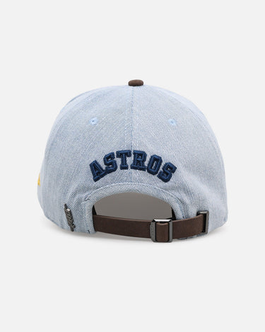 Pro Standard Houston Astros 'Denim Suede' Pro Pinch Strapback Denim