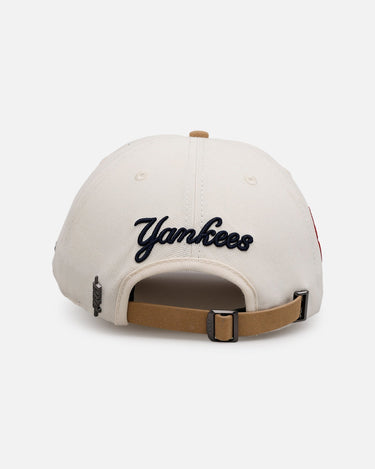 Pro Standard New York Yankees 'Signature Suede' Pro Pinch Strapback Eggshell