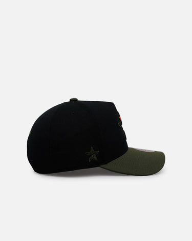 Mitchell & Ness Houston Astros 'Olive Cargos' Pro Pinch Snapback Olive/Black