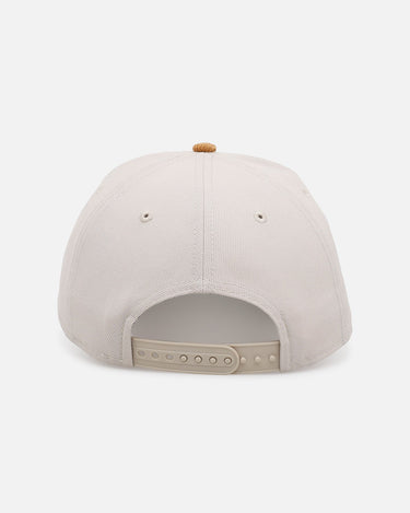 New Era Los Angeles Angels 'Honey Pot' 9FORTY A-Frame Snapback Stone/Wheat