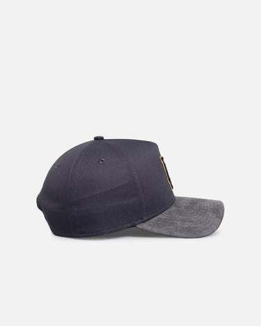 New Era Los Angeles Dodgers 'Suede Visor' 9FORTY A-Frame Snapback Graphite