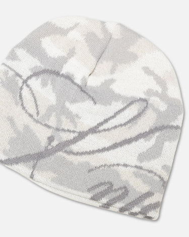 Mitchell & Ness New York Knicks Snow Camo Skull Beanie Snow Camo