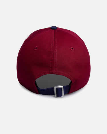 New Era FC Barcelona 'Contrast' 9FORTY Strapback Dark Red