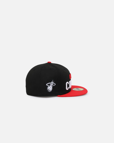 New Era Miami Heat 'NBA CE Headwear Collection' 59FIFTY Fitted Black