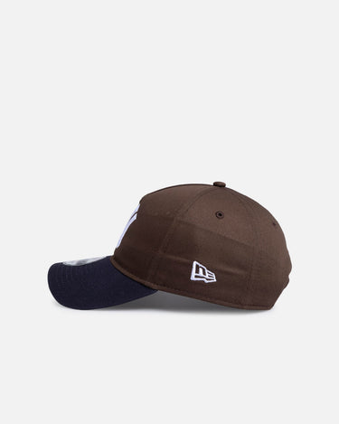 New Era New York Yankees 'Walnut Navy' 9FORTY A-Frame Unstructured Snapback Brown/Blue