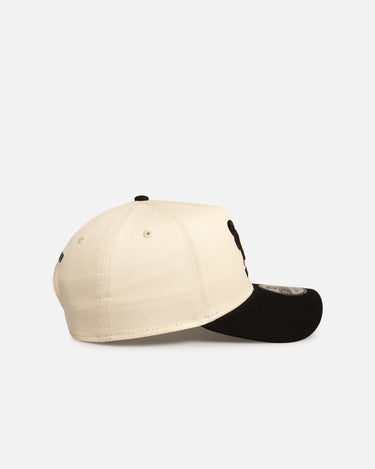 New Era Newcastle Knights 'Chrome Black' 9FORTY A-Frame Snapback White/Black