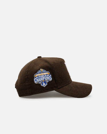 New Era Los Angeles Dodgers 'Cord Tones' 9FORTY A-Frame Snapback Walnut