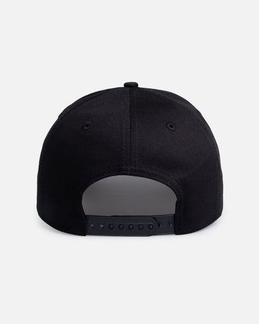 New Era Chicago Bulls 'Black Metal Badge' 9FORTY A-Frame Snapback Black