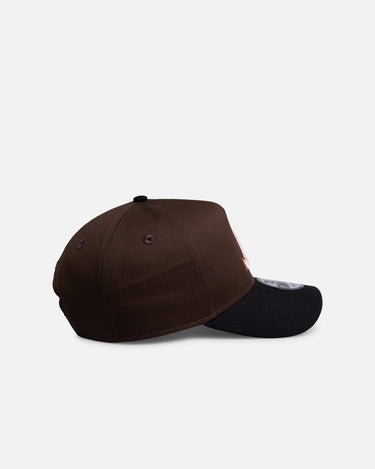 New Era Atlanta Braves 9Forty A-Frame Snapback Walnut