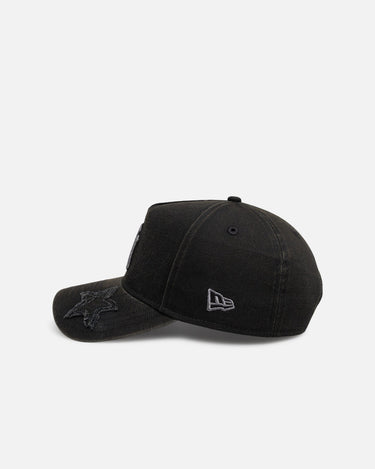 New Era New York Yankees "Star Visor" 9Forty A-Frame Snapback Black
